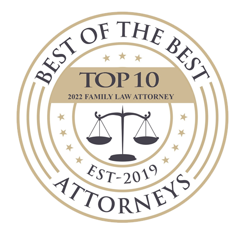 "Top 10 Family Law Attorney," Best of the Best Attorneys 2022