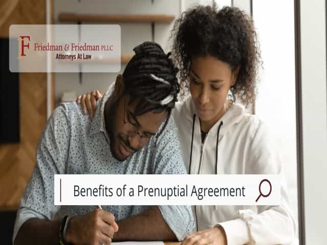 Couple Signing Prenuptial Agreement